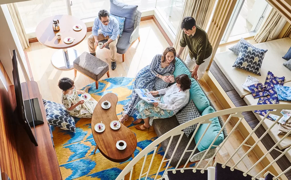 ホテルでのくつろぎタイム