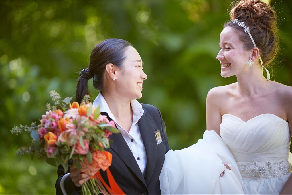 コーディネーターと新婦