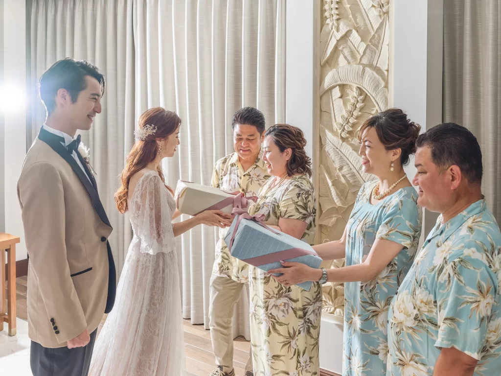 家族へ感謝を伝える結婚式