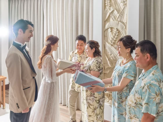 家族へ感謝を伝える結婚式