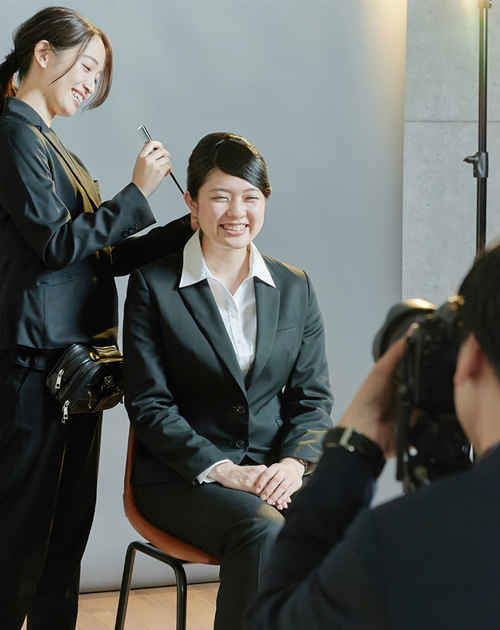 写真：3人のスタッフ