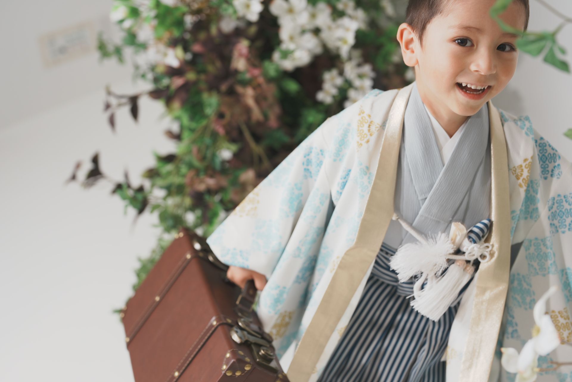 晴れの日に祝福の花を添えて