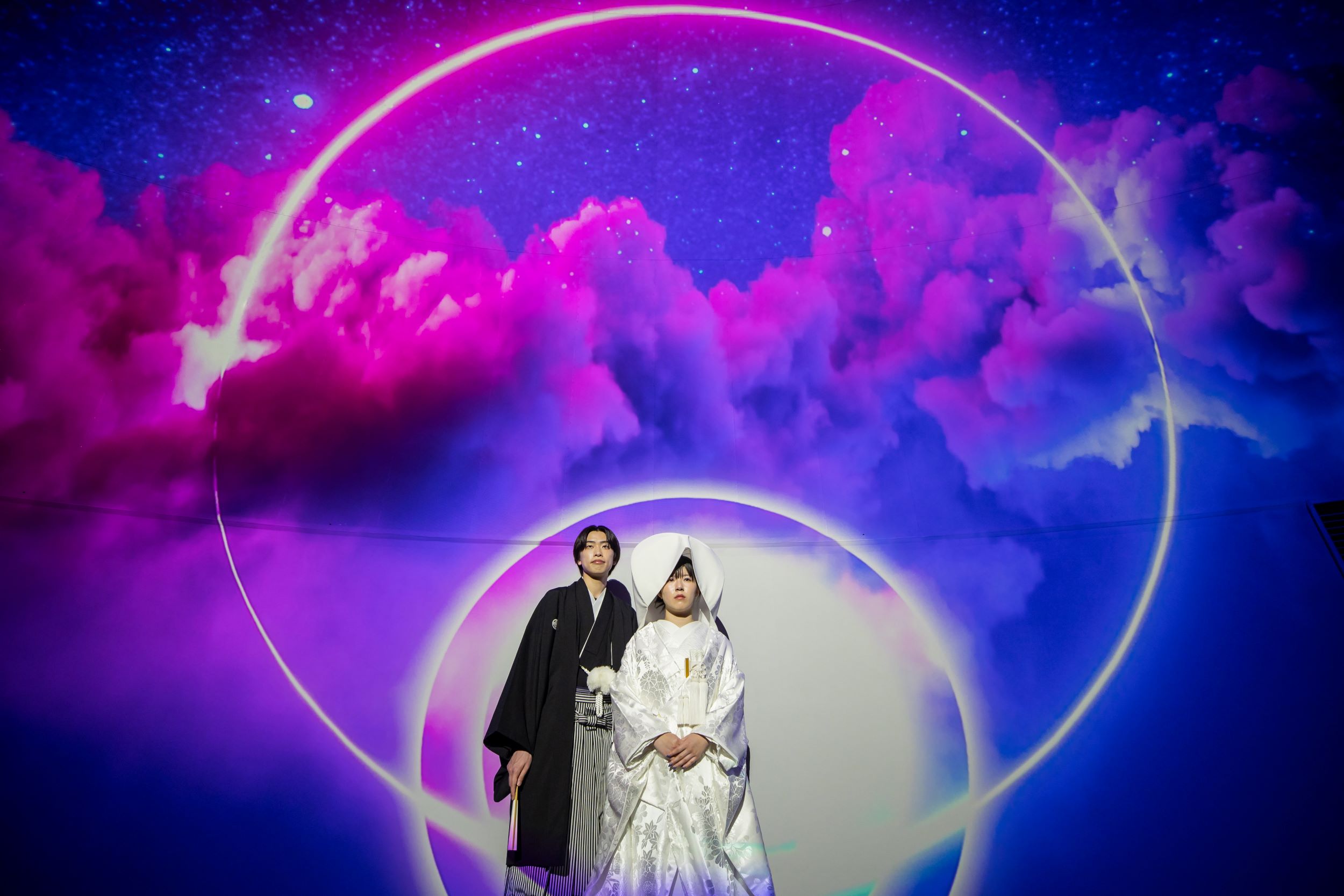 恋と深空 セイヤ Weddingタペストリー 和婚スタイル」×「コニカミノルタプラネタリアTOKYO」和装の